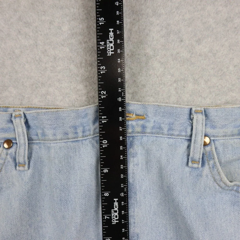 Wrangler Jeans Mens 36x30 13MWZ Cowboy Cut Original Fit Western Denim Light Blue